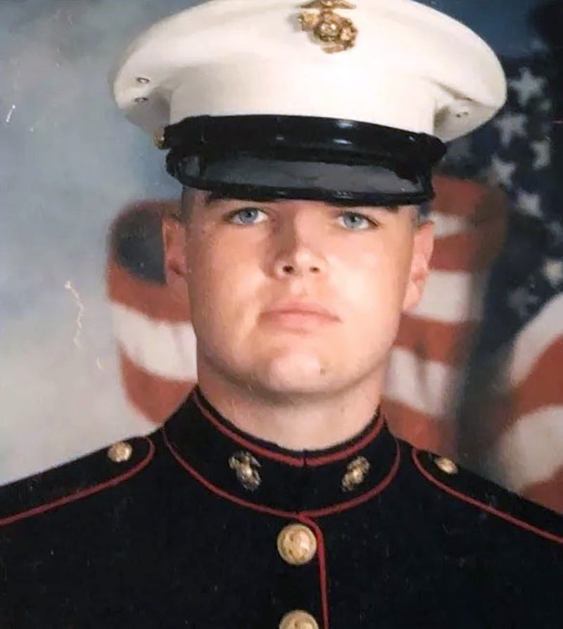 J.D. Vance’s United States Marine Corps portrait. 