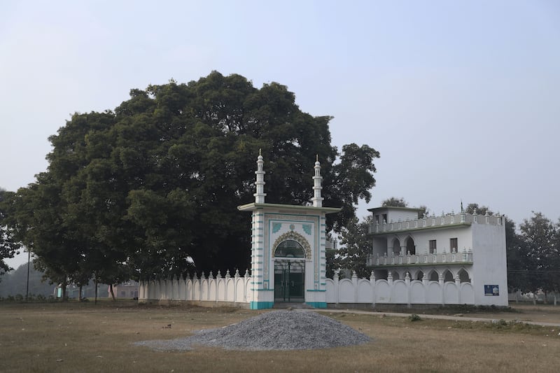 The desolated land which has been given as a substitute for the new mosque against Babri masjid.